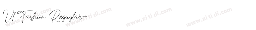 Vf Fashion Reguylar字体转换